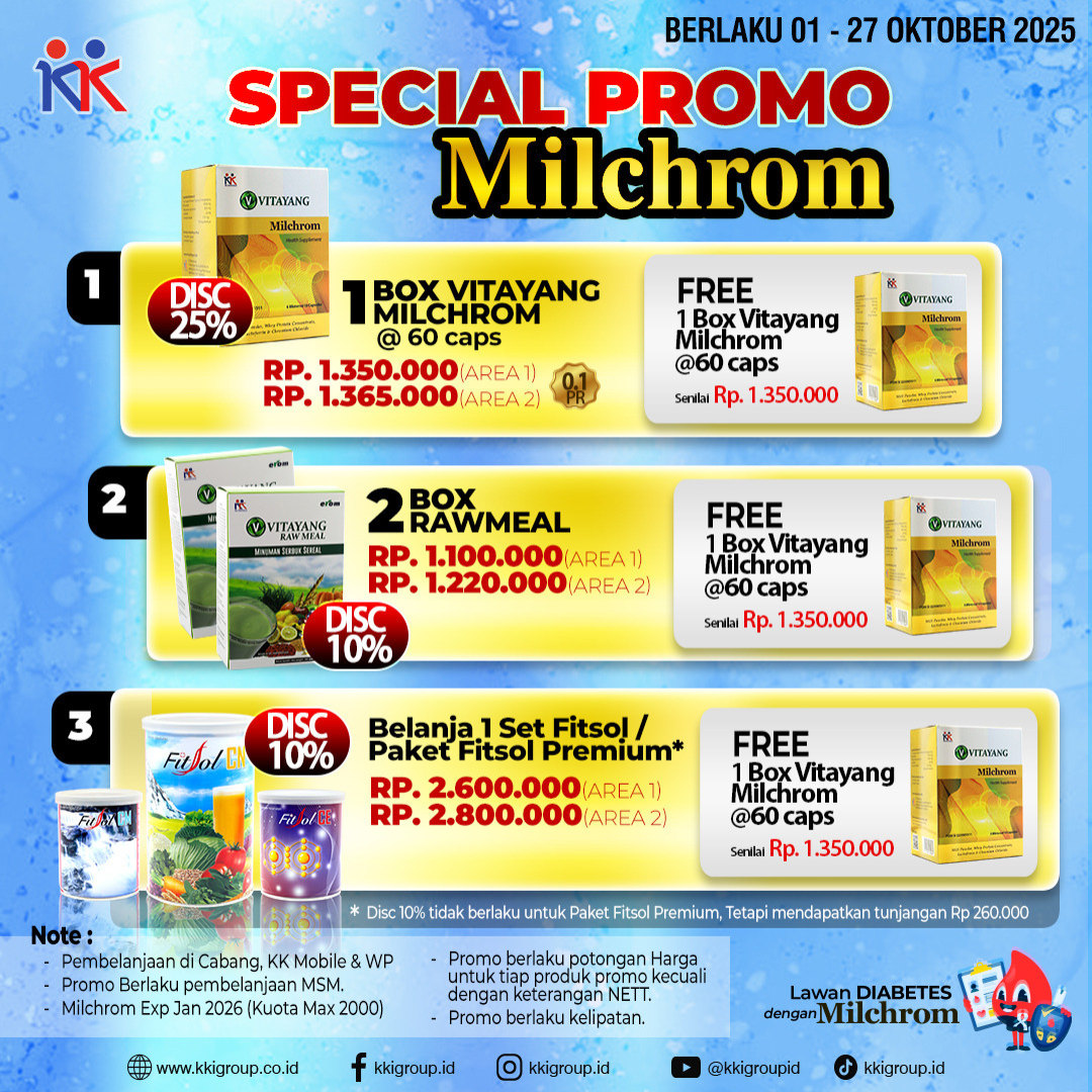 PROMO SPESIAL RAW MEAL BELI 2 GRATIS 1 MILCHROM